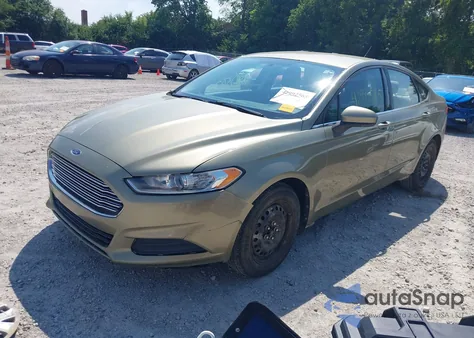 2013 Ford Fusion S из США, поврежденный, VIN 3FA6P0G75DR188356